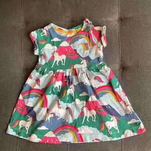 EUC Mini Boden Unicorn Dress Size 5-6